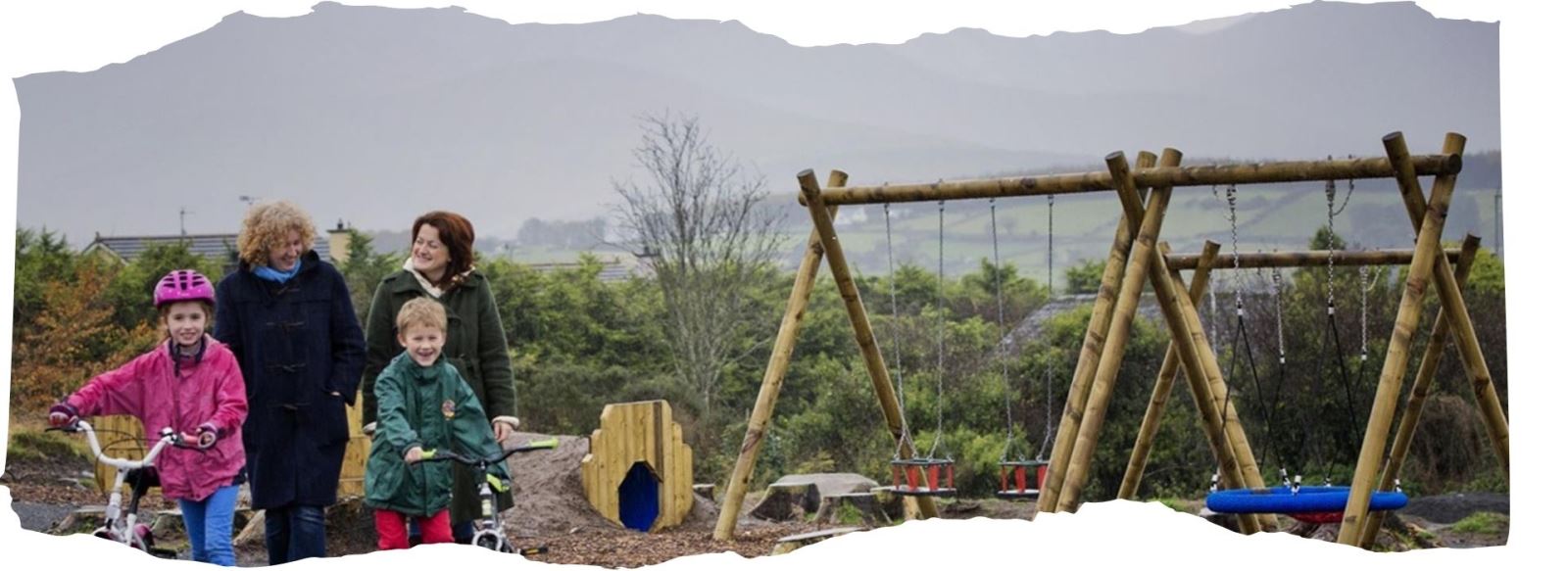 Image of Bunkers Hill Play area and cycle trail 